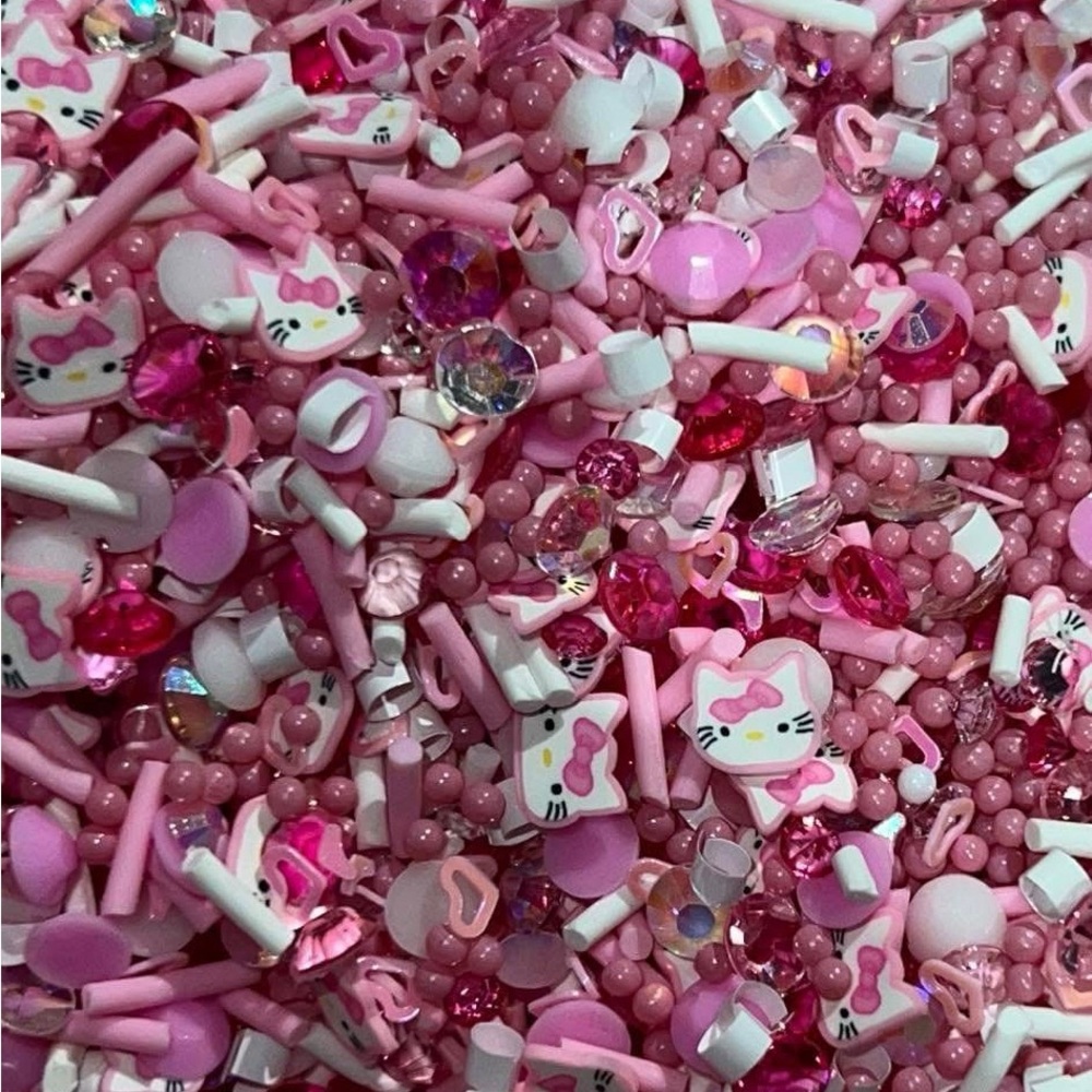 Pink Hello Kitty Craft Beads